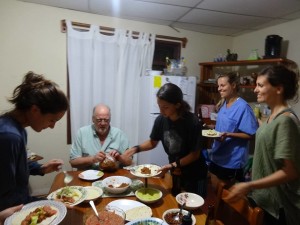 vegan dinner with raffa